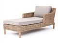 Bain de soleil - rotin - 172x74x81 cm - naturel-beige - style naturel